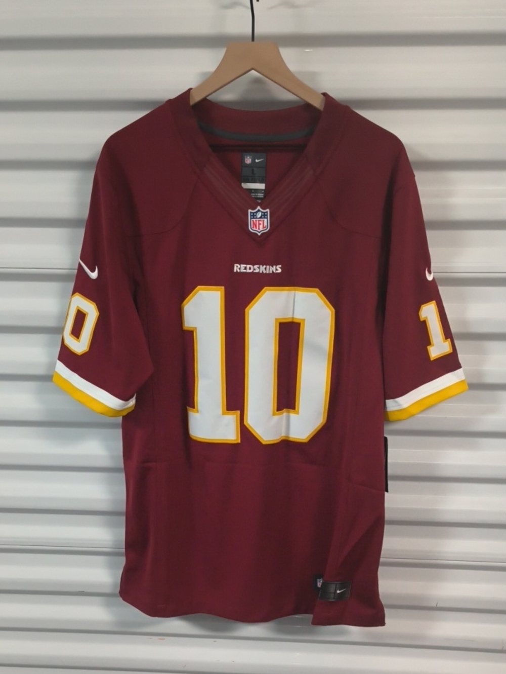 NFL Nike Washington Redskins Robert Griffin III #10 Men's On Field Red Jersey L